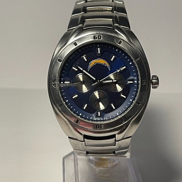 Los Angeles Chargers NFL Stainless-Steel Watch by Fossil NEW (RARE)